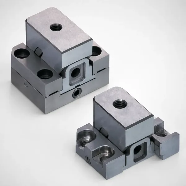 hardened cavity insert HRC 62 for glass filled ppa connector mold - wear resistant tool steel