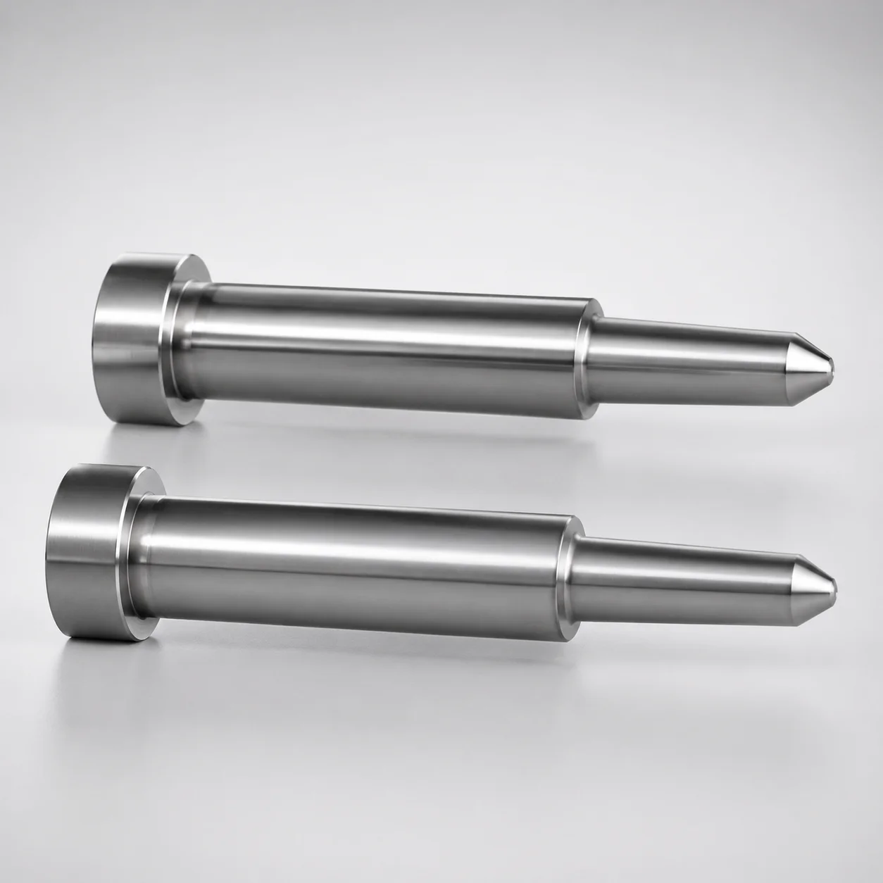TiN-coated one-step core pin forming the tamper-evident ring in a 64-cavity HDPE closure mold